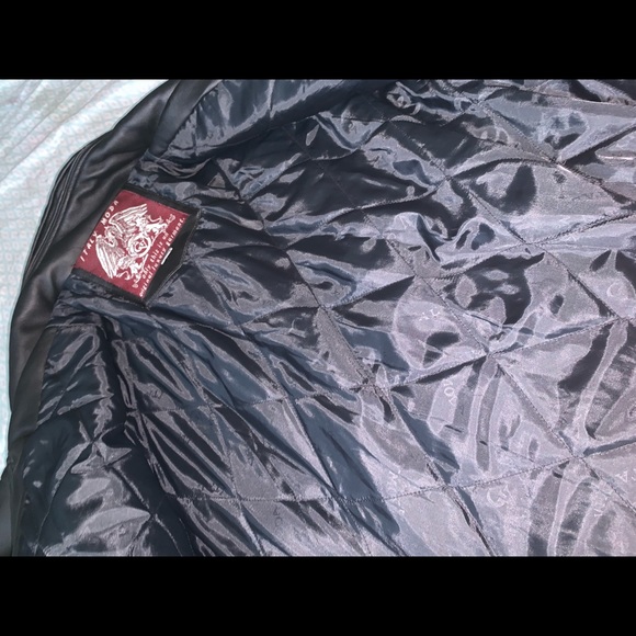 GV Italy Moda Designer Faux Leather Jacket - Picture 6 of 8